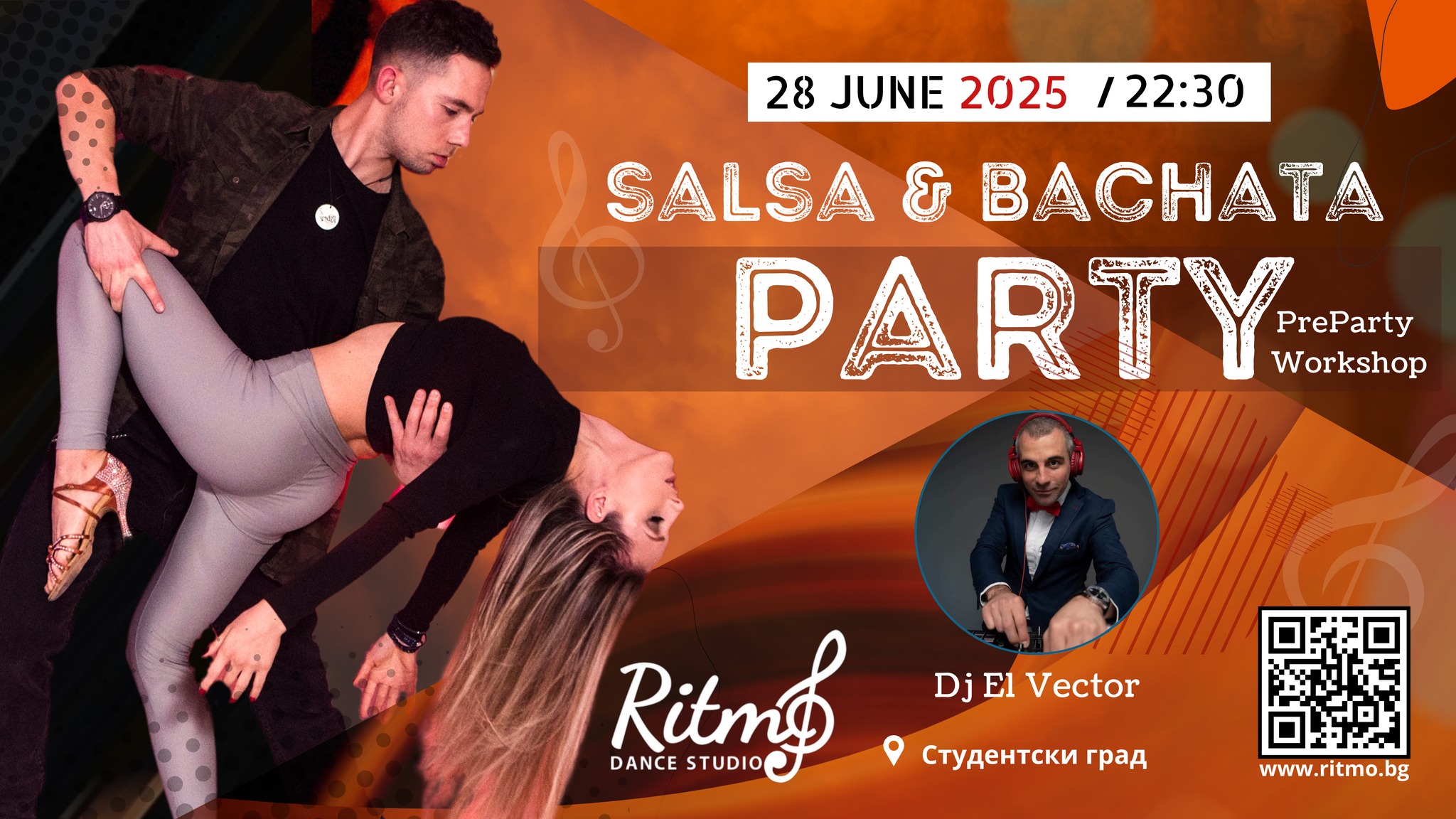 Salsa&Bachata Party в RITMO - Студентски град, София