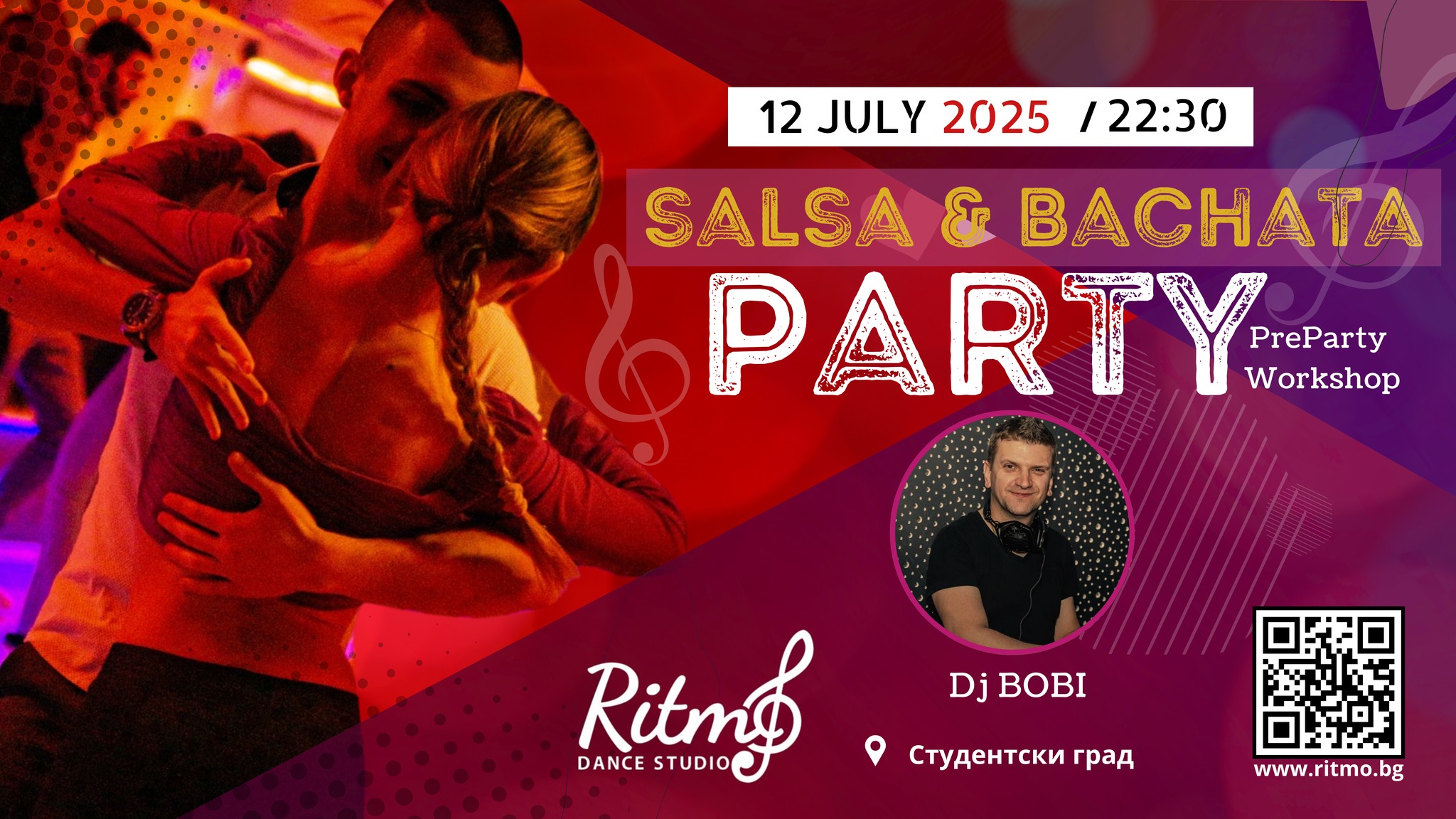 Salsa & Bachata Party @Студентски + PreParty WS